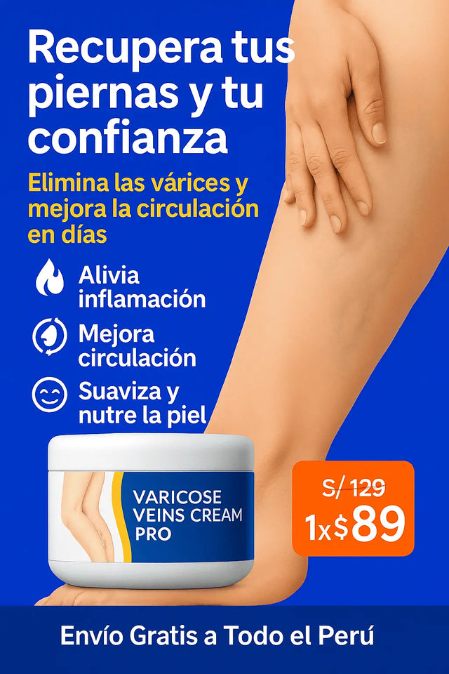 La Crema Nº1 para Reducir Venas Marcadas y Mejorar la Circulación
