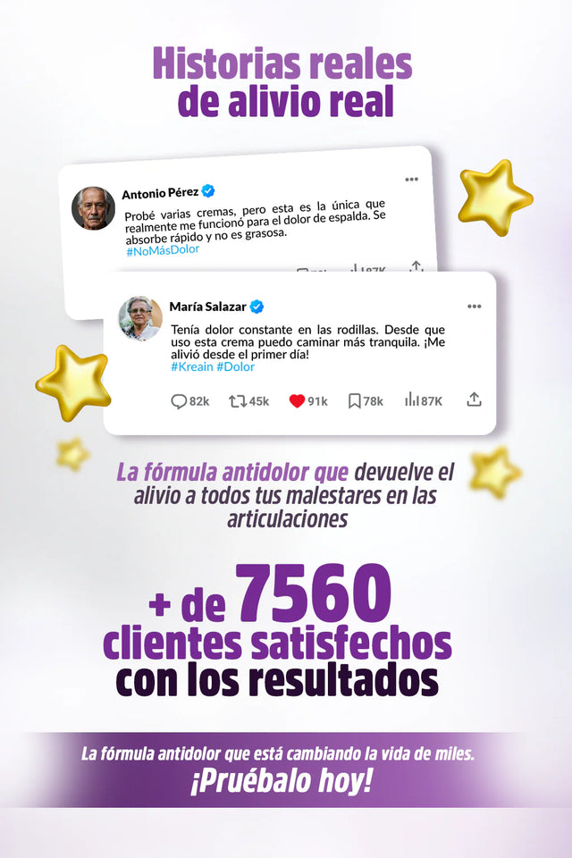 KRAEIN GEL NATURAL ANTIDOLOR  ALIVIO INMEDIATO PARA DOLORES MUSCULARES Y ARTICULARES, DESDE LA PRIMERA APLICACIÓN