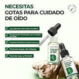 GOTAS PARA EL CUIDADO DE LOS OÍDOS PARA EL DOLOR Y ZUMBIDOS