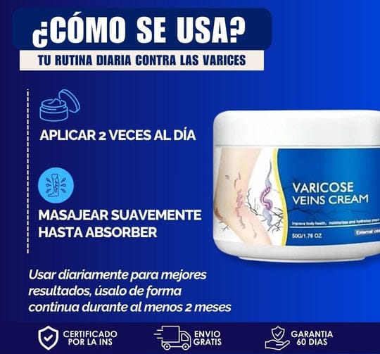 La Crema Nº1 para Reducir Venas Marcadas y Mejorar la Circulación
