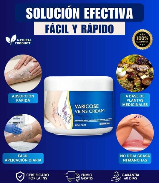 La Crema Nº1 para Reducir Venas Marcadas y Mejorar la Circulación